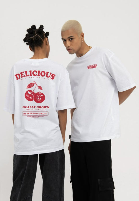 White stylish over sized T-shirt